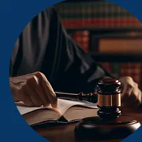 Judge’s gavel and legal documents